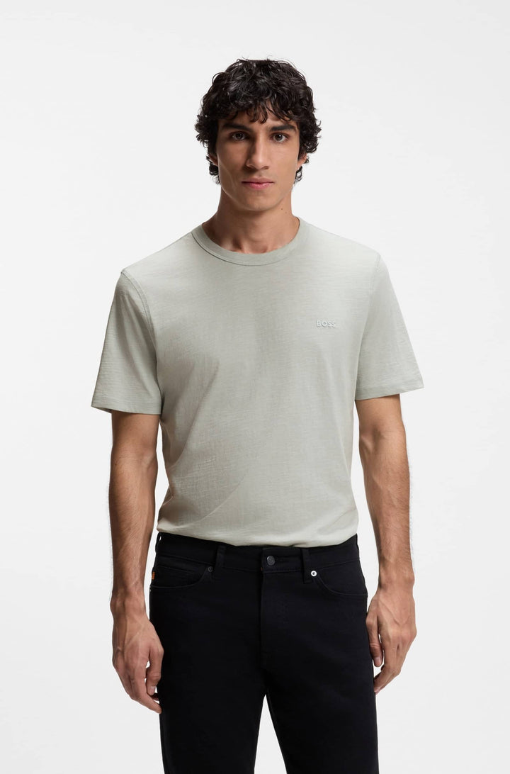 BOSS T-Shirts Regular Fit - TEGOOD 50508243- Concorde Fashion#color_silver-043