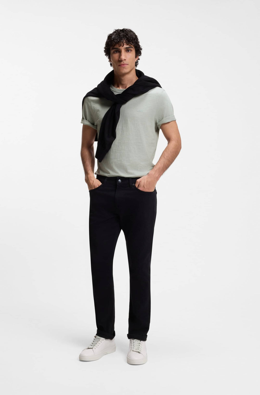 BOSS T-Shirts Regular Fit - TEGOOD 50508243- Concorde Fashion#color_silver-043