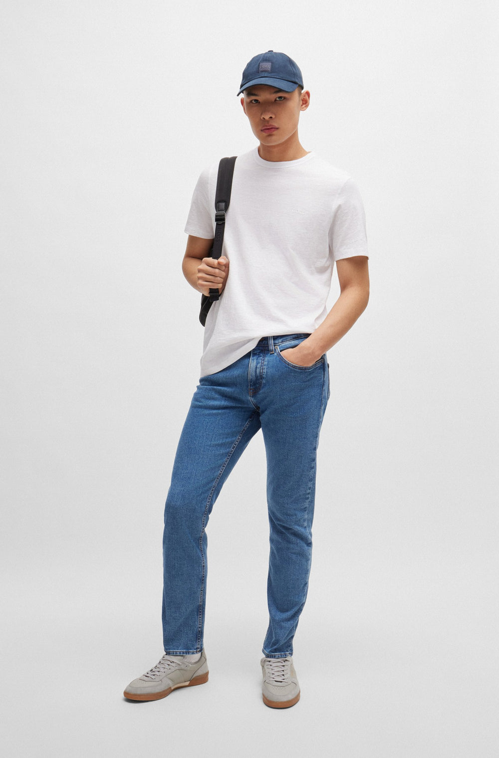 BOSS T-Shirts Regular Fit in Cotton - TEGOOD 10240843 01-50508243- Concorde Fashion#color_white-100