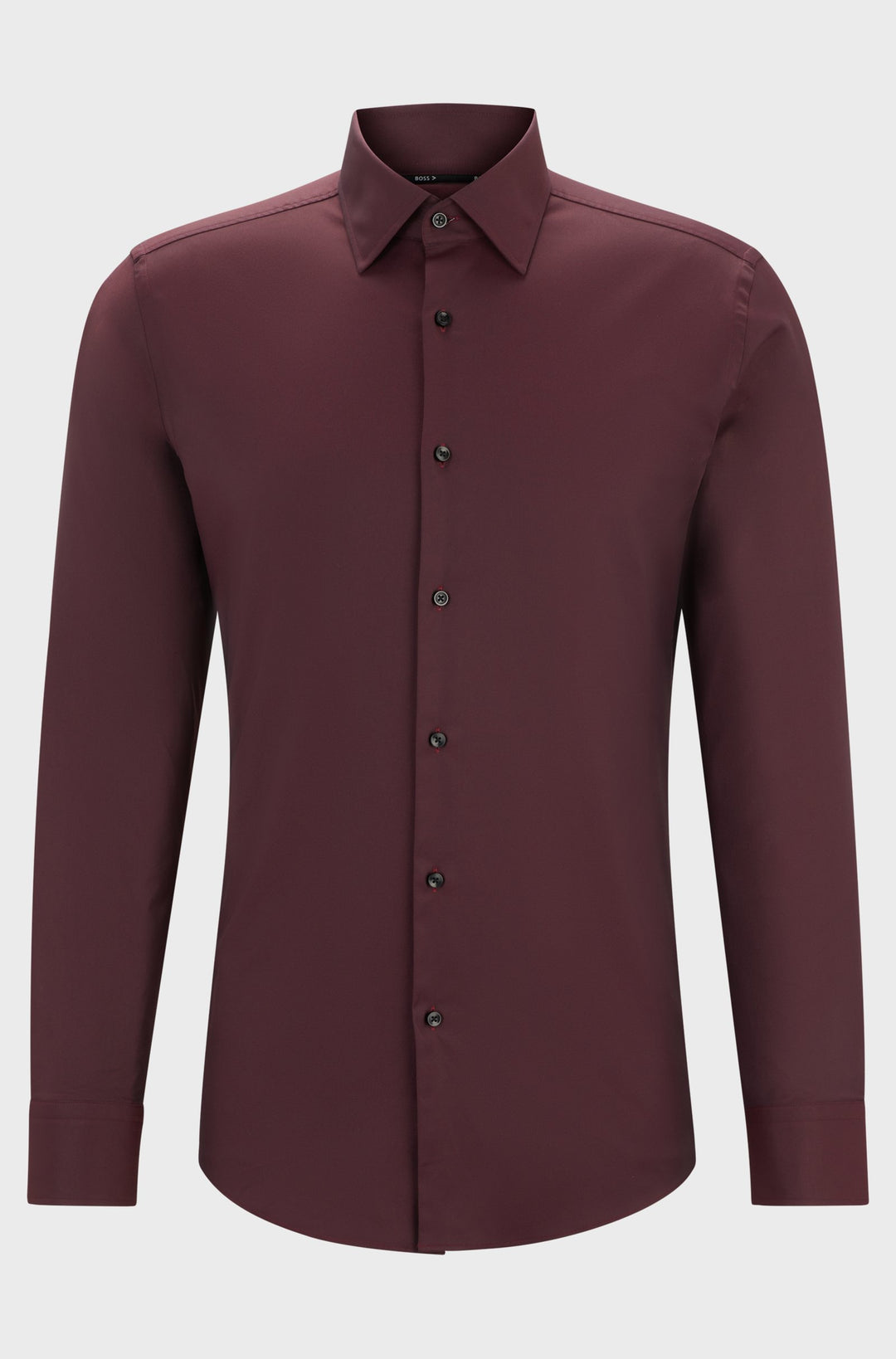 BOSS Formal Shirts Slim Fit in Nylon - P-HANK-KENT-C1-222 10241343 02-50503356- Concorde Fashion#color_red-605
