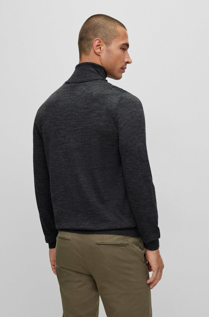 BOSS Sweaters  in Wool - MUSSO-P 10241489 01-50468262- Concorde Fashion#color_black-002