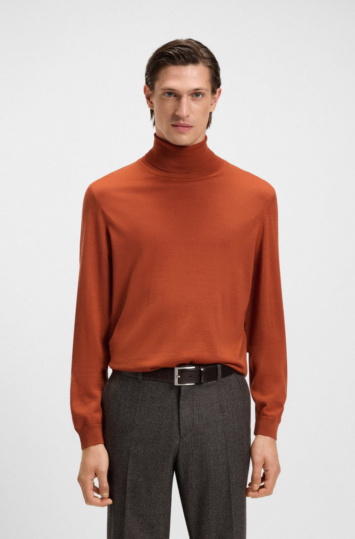 BOSS Sweaters  in Wool - MUSSO-P 10241489 01-50468262- Concorde Fashion#color_orange-809