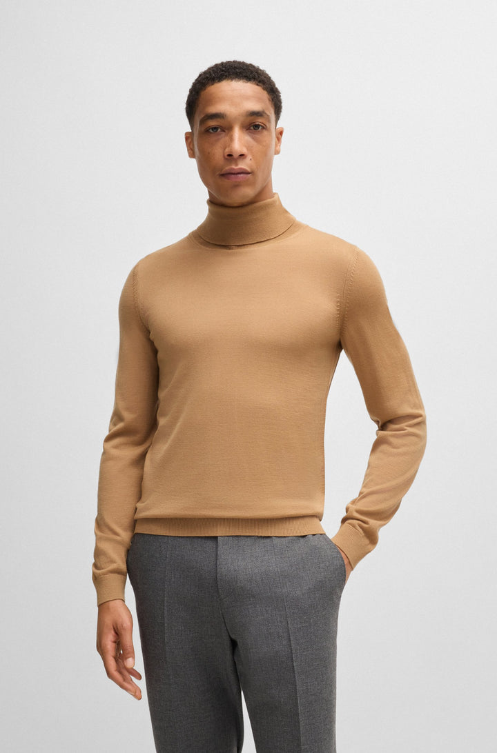 BOSS Sweaters  in Wool - MUSSO-P 10241489 01-50468262- Concorde Fashion#color_beige-260