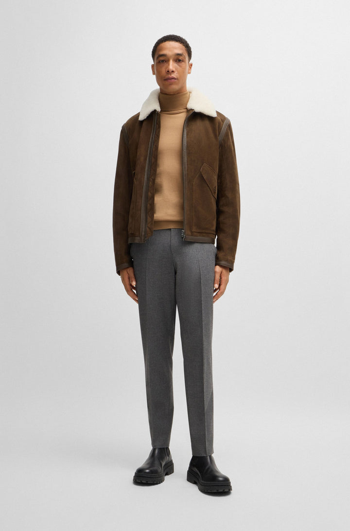 BOSS Sweaters  in Wool - MUSSO-P 10241489 01-50468262- Concorde Fashion#color_beige-260