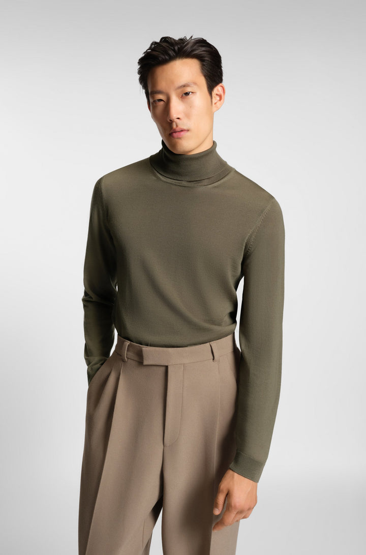 BOSS Sweaters  in Wool - MUSSO-P 10241489 01-50468262- Concorde Fashion#color_brown-245