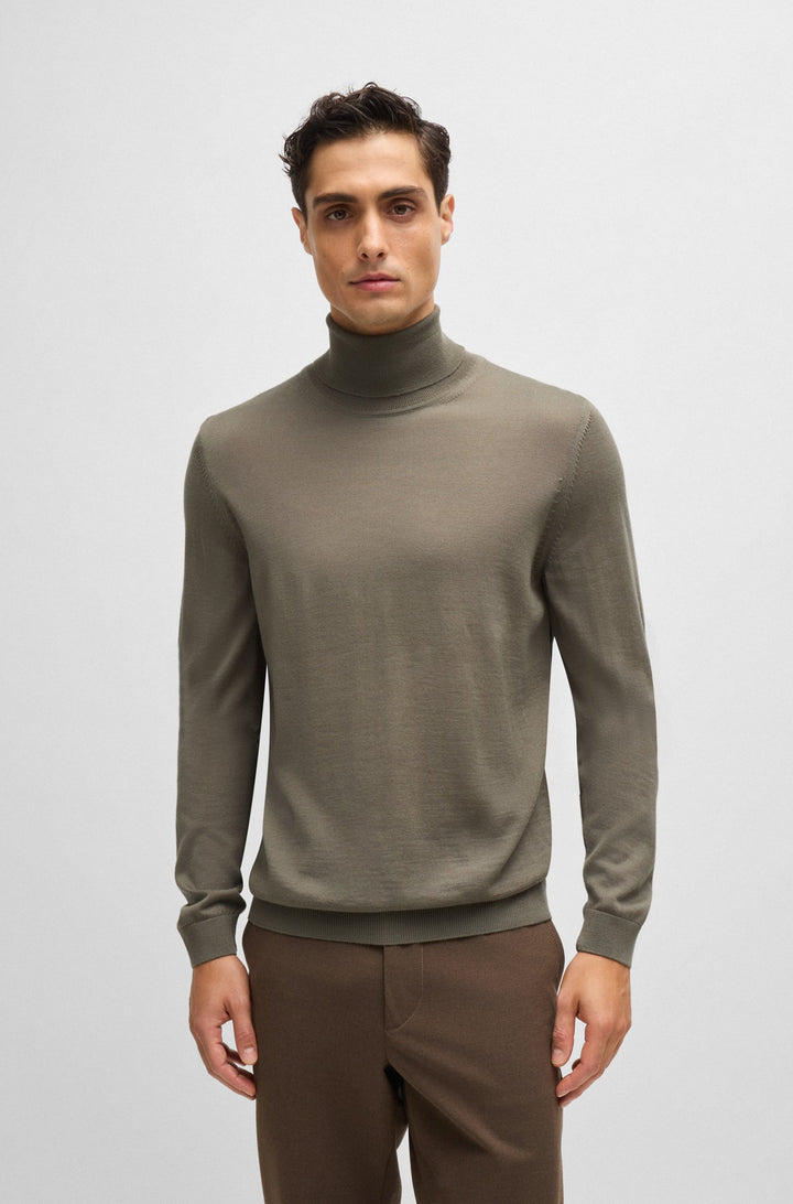 BOSS Sweaters  in Wool - MUSSO-P 10241489 01-50468262- Concorde Fashion#color_green-376