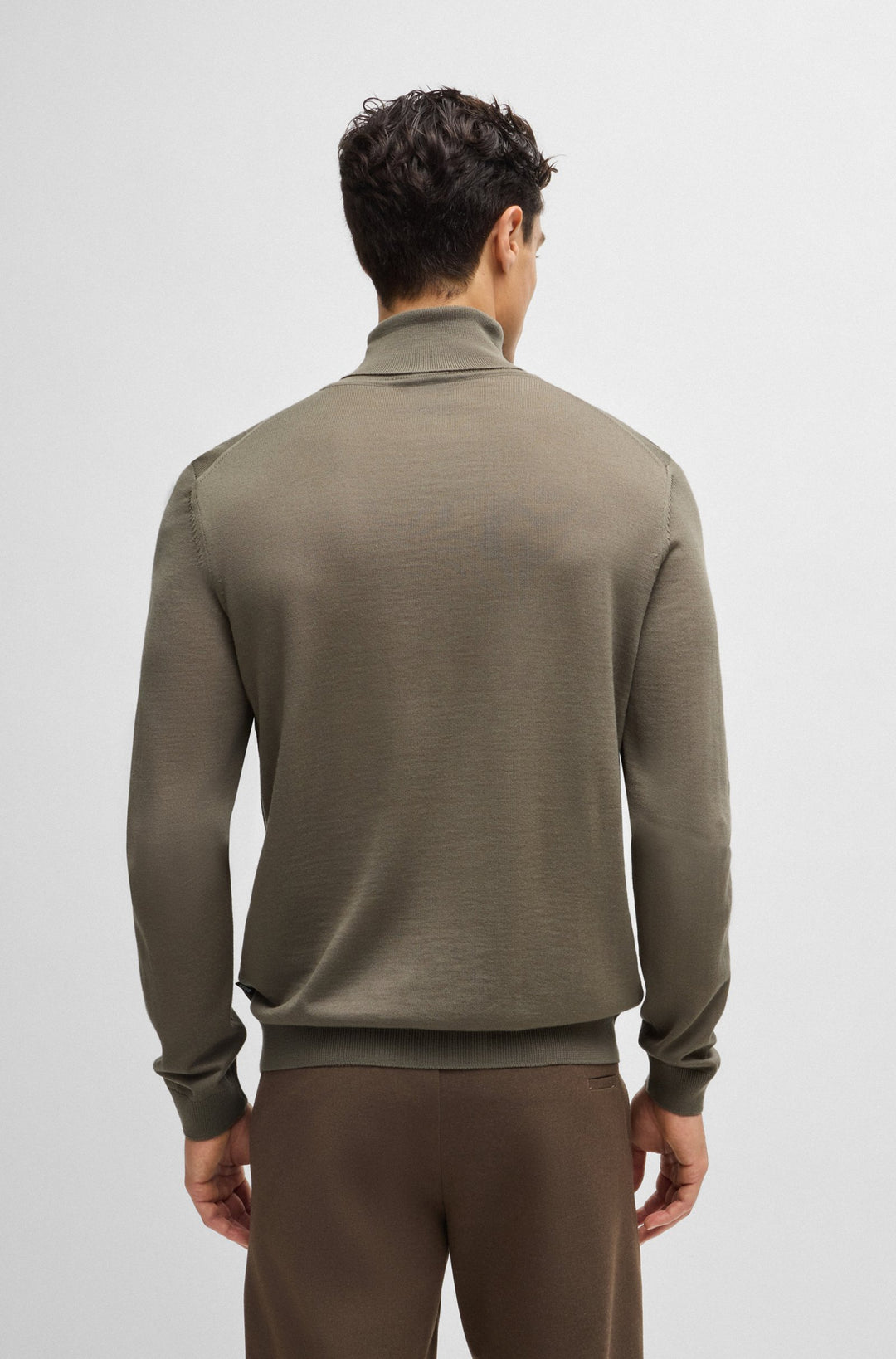BOSS Sweaters  in Wool - MUSSO-P 10241489 01-50468262- Concorde Fashion#color_green-376