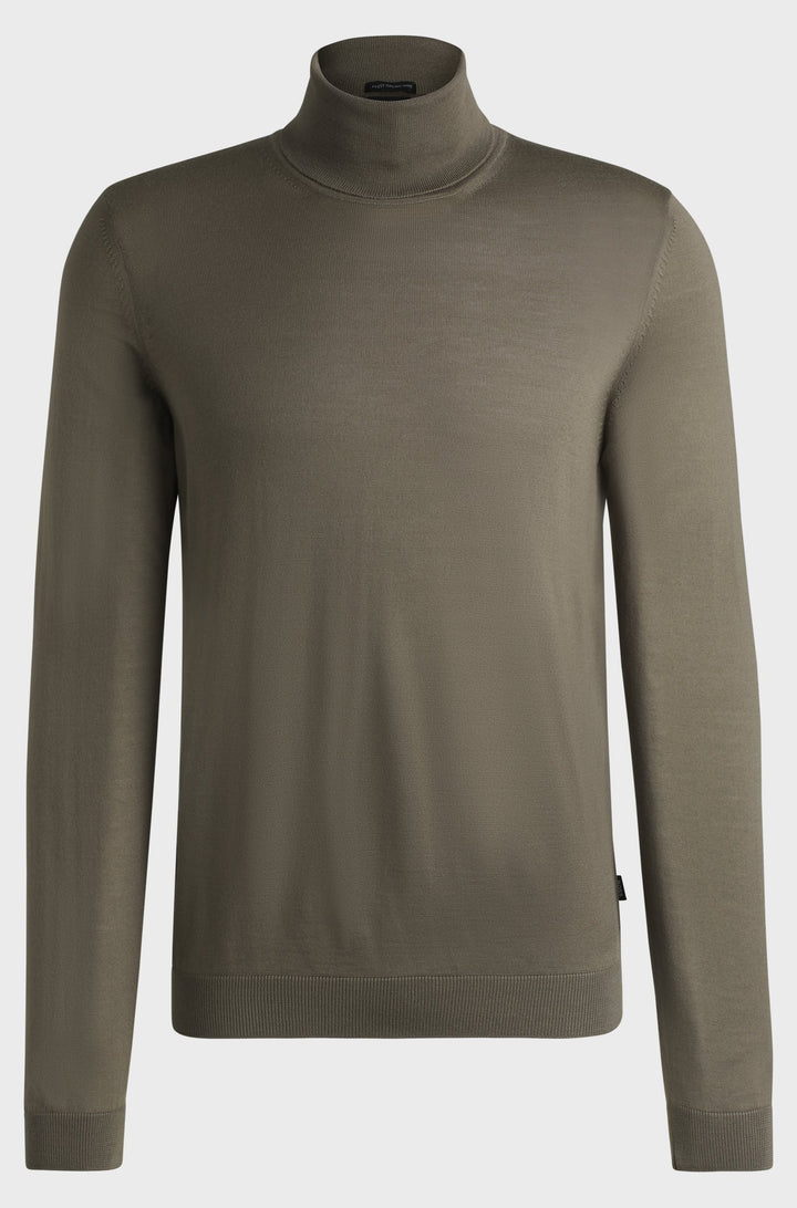 BOSS Sweaters  in Wool - MUSSO-P 10241489 01-50468262- Concorde Fashion#color_green-376