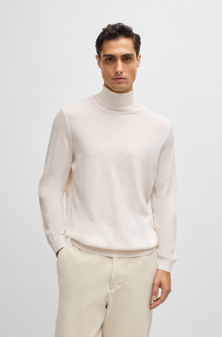 BOSS Sweaters  in Wool - MUSSO-P 10241489 01-50468262- Concorde Fashion#color_white-131