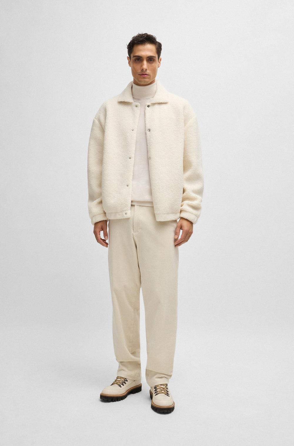 BOSS Sweaters  in Wool - MUSSO-P 10241489 01-50468262- Concorde Fashion#color_white-131