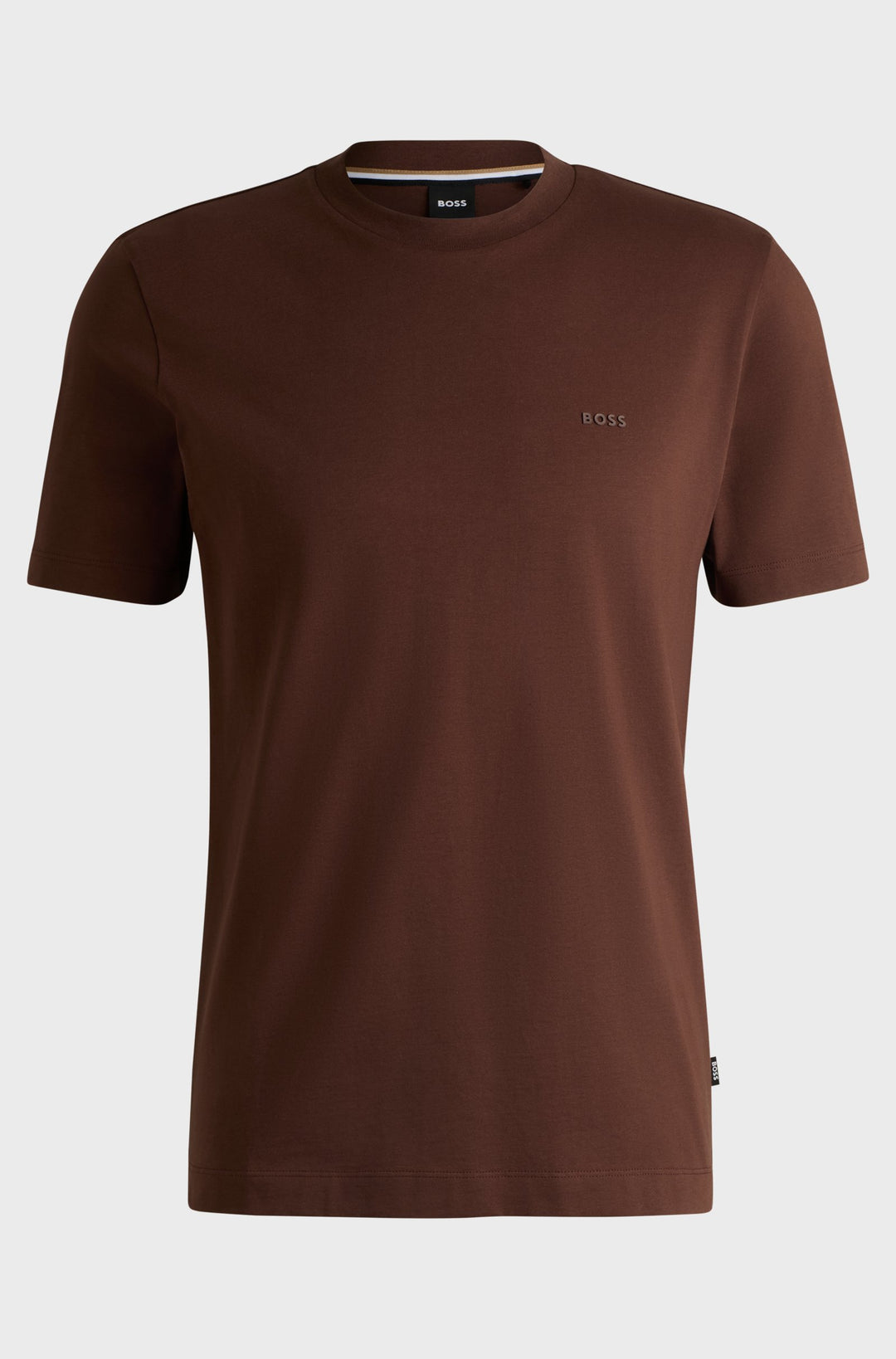 BOSS T-Shirts Regular Fit in Cotton - THOMPSON 01 10241525 01-50468347- Concorde Fashion#color_brown-204