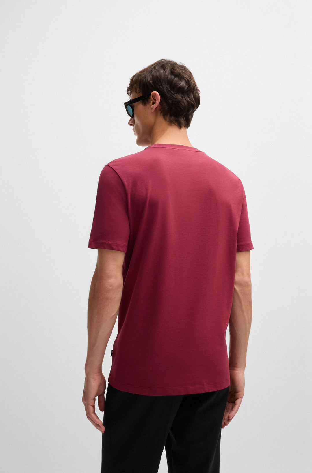BOSS T-Shirts Regular Fit in Cotton - THOMPSON 01 10241525 01-50468347- Concorde Fashion#color_red-605