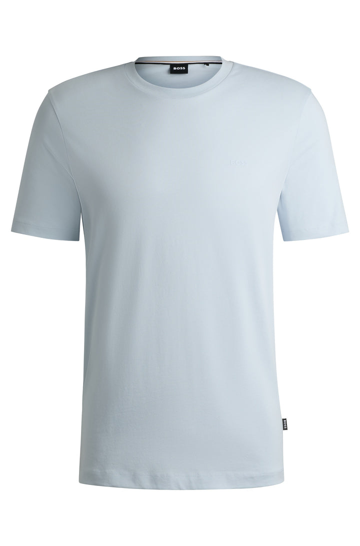 BOSS T-Shirts Regular Fit in Cotton - THOMPSON 01 10241525 01-50468347- Concorde Fashion#color_blue-454