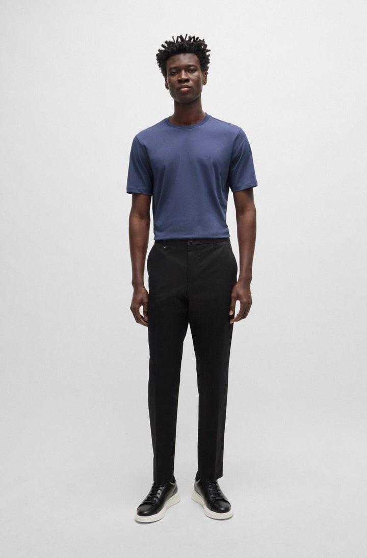 BOSS T-Shirts Regular Fit in Cotton - THOMPSON 01 10241525 01-50468347- Concorde Fashion#color_navy-412