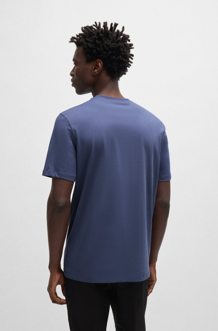 BOSS T-Shirts Regular Fit in Cotton - THOMPSON 01 10241525 01-50468347- Concorde Fashion#color_navy-412