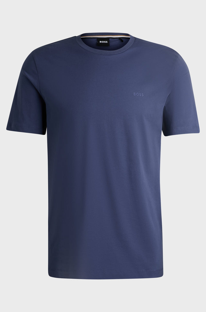 BOSS T-Shirts Regular Fit in Cotton - THOMPSON 01 10241525 01-50468347- Concorde Fashion#color_navy-412