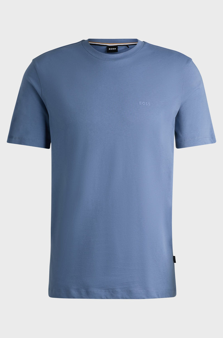 BOSS T-Shirts Regular Fit in Cotton - THOMPSON 01 10241525 01-50468347- Concorde Fashion#color_blue-490