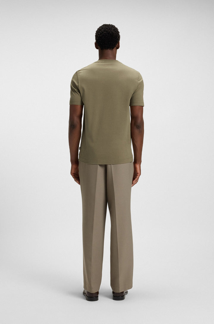 BOSS T-Shirts Regular Fit in Cotton - THOMPSON 01 10241525 01-50468347- Concorde Fashion#color_brown-245