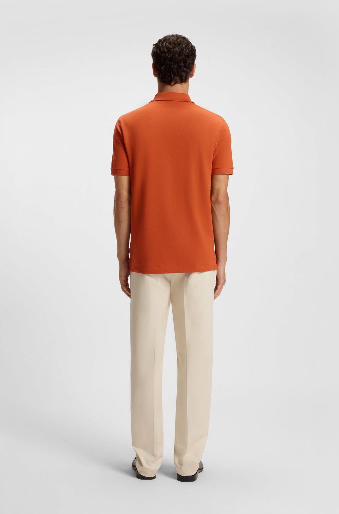 BOSS Polos Regular Fit in Cotton - PALLAS 10241531 01-50468362- Concorde Fashion#color_orange-809