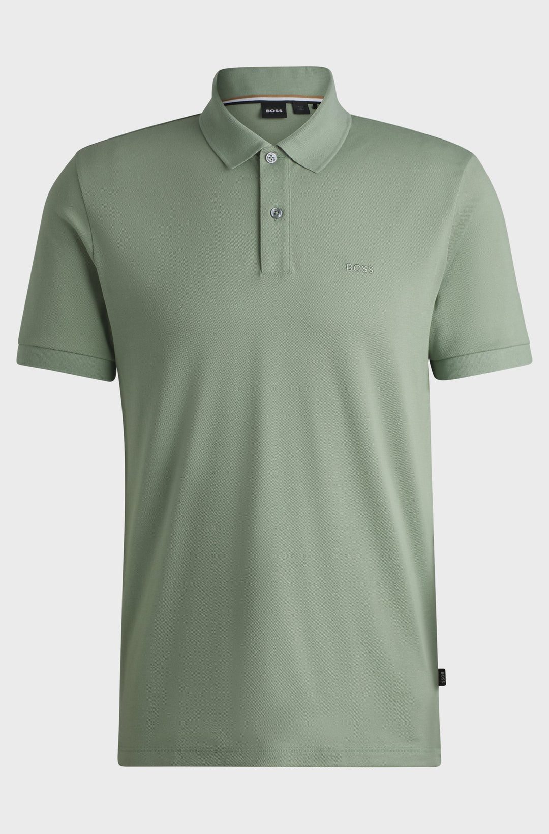 BOSS Polos Regular Fit in Cotton - PALLAS 10241531 01-50468362- Concorde Fashion#color_green-330