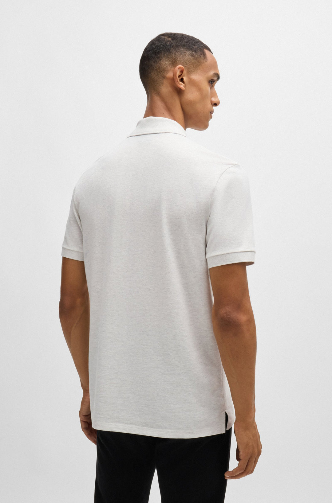 BOSS Polos Regular Fit in Cotton - PALLAS 10241531 01-50468362- Concorde Fashion#color_white-104