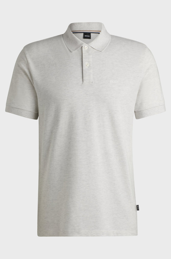 BOSS Polos Regular Fit in Cotton - PALLAS 10241531 01-50468362- Concorde Fashion#color_white-104