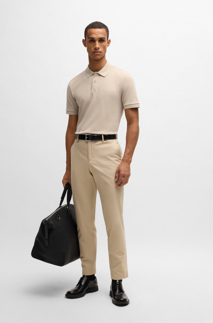 BOSS Polos Regular Fit in Cotton - PALLAS 10241531 01-50468362- Concorde Fashion#color_beige-290