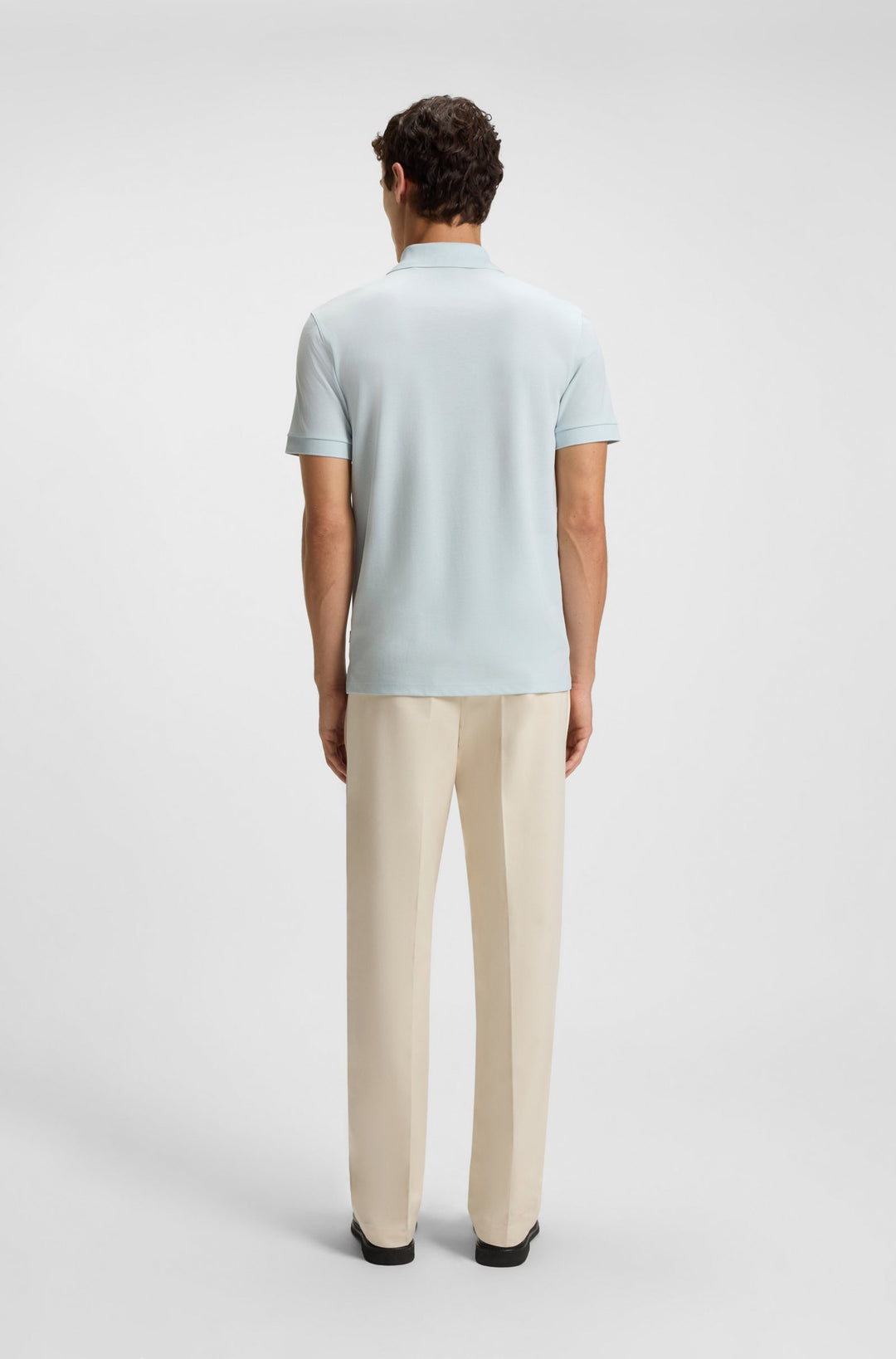 BOSS Polos Regular Fit in Cotton - PALLAS 10241531 01-50468362- Concorde Fashion#color_blue-499