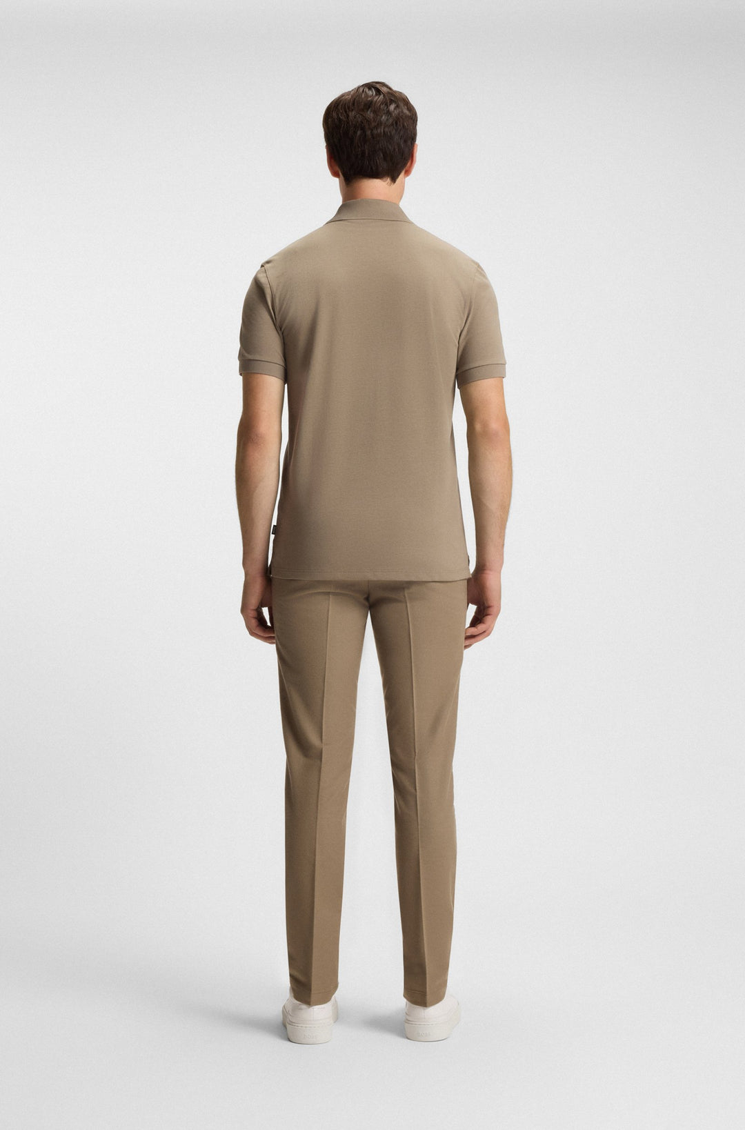 BOSS Polos Regular Fit in Cotton - PALLAS 10241531 01-50468362- Concorde Fashion#color_brown-245