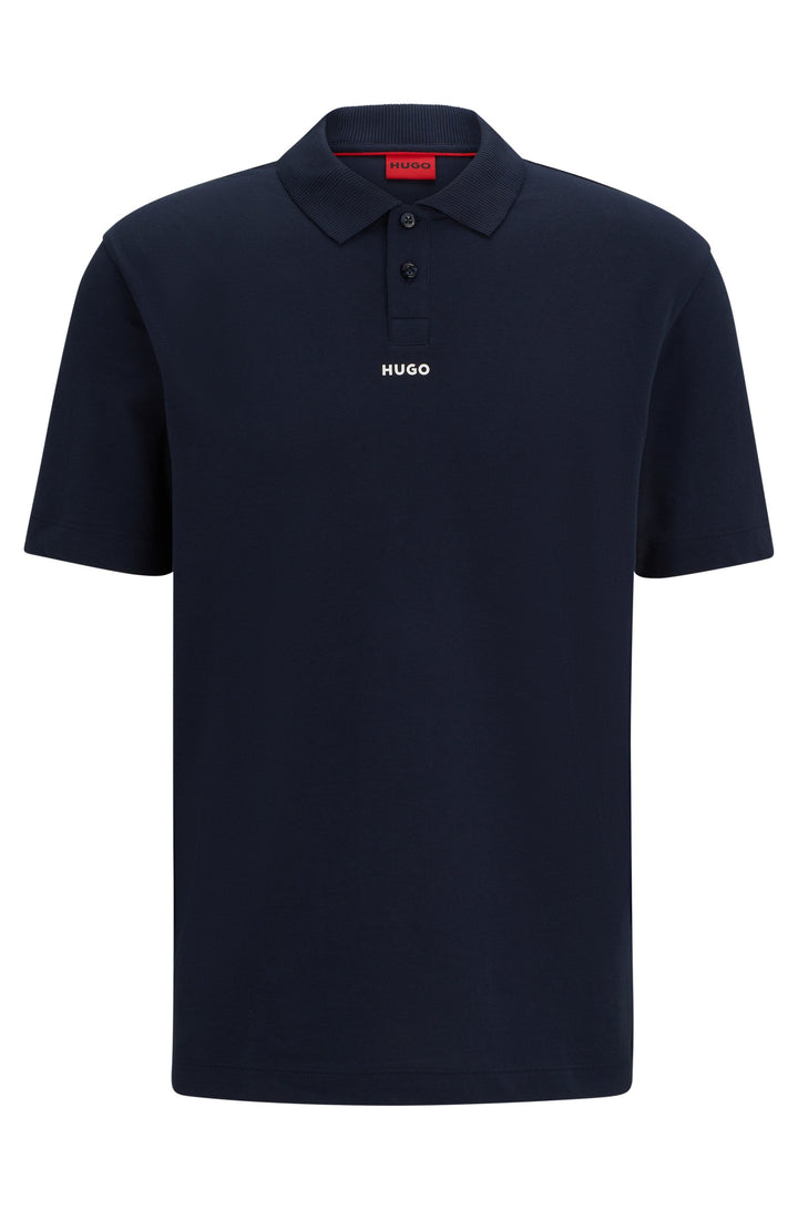 HUGO Relaxed Fit Polos in Cotton - DANGULA 10241531 01-50493206- Concorde Fashion#color_navy-405