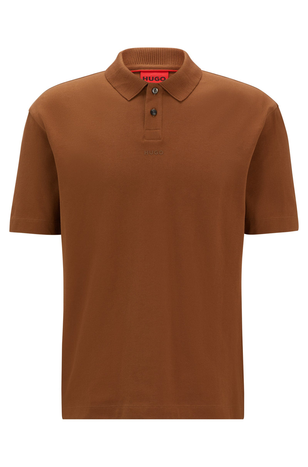 HUGO Polos Relaxed Fit in Cotton - DANGULA 10241531 01-50493206- Concorde Fashion#color_brown-212
