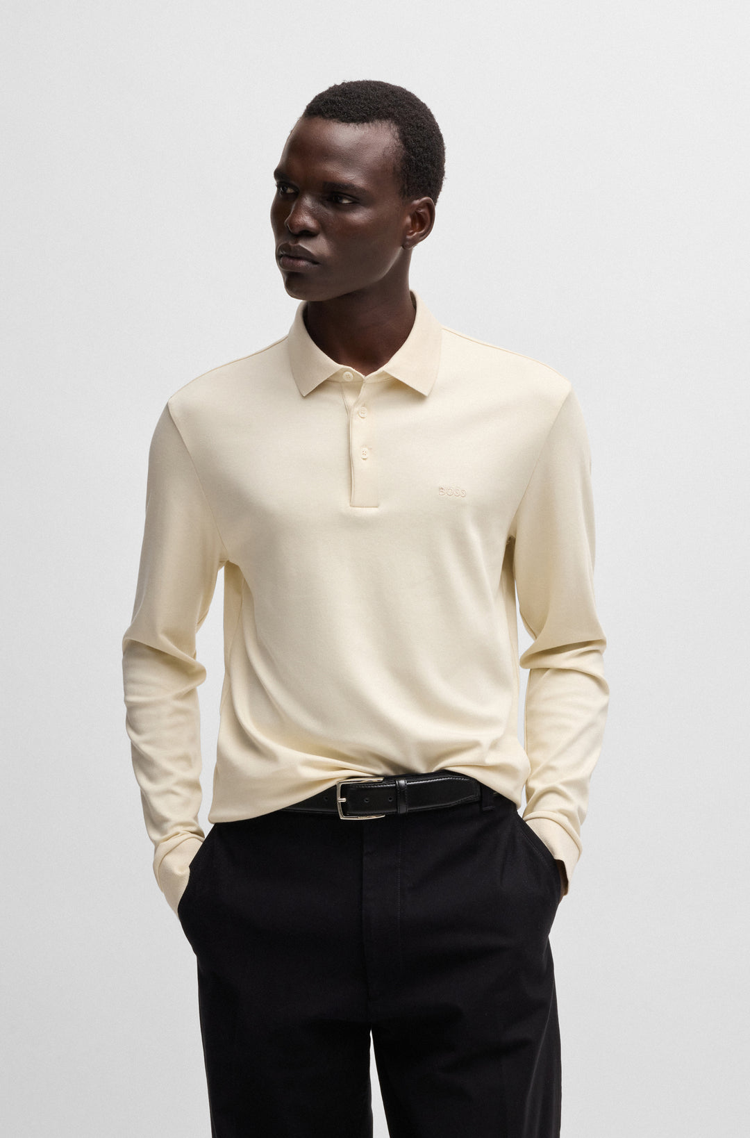 BOSS Polos Regular Fit in Cotton - PADO 30 10241542 01-50468392- Concorde Fashion#color_white-131