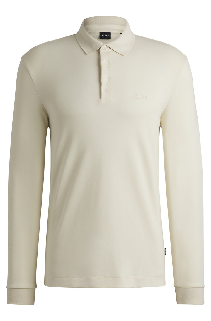 BOSS Polos Regular Fit in Cotton - PADO 30 10241542 01-50468392- Concorde Fashion#color_white-131