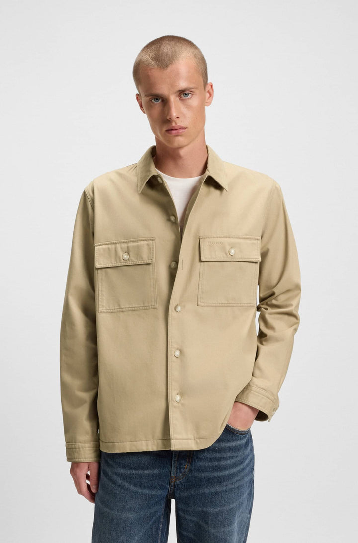 HUGO Casual Shirts Oversize Fit,Oversized Fit - EPOLDO 50545383- Concorde Fashion#color_beige-269