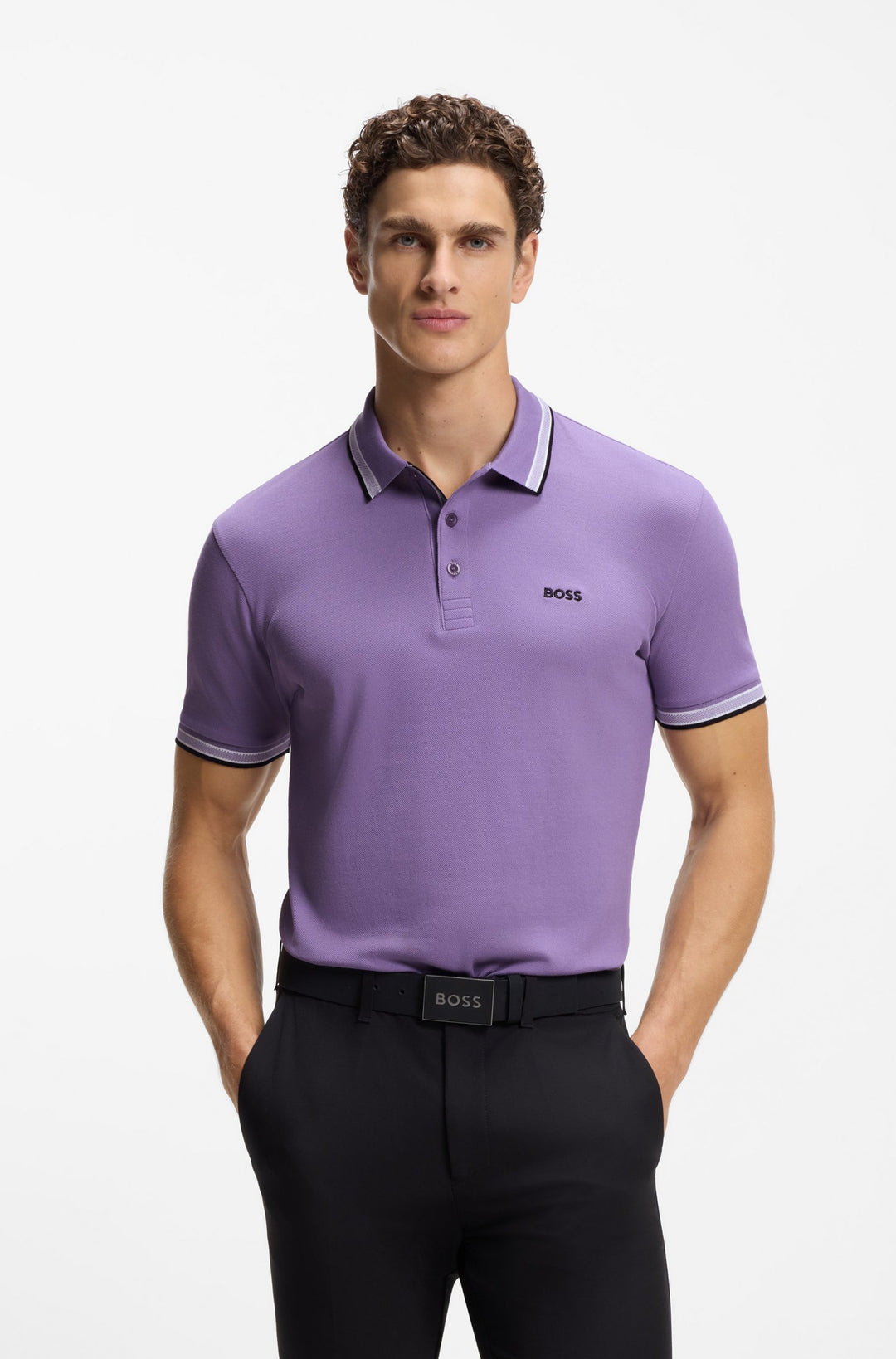 BOSS Polos Regular Fit - PADDY 50469055Concorde Fashion#color_purple-521