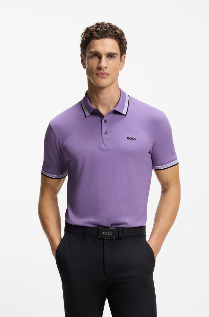 BOSS Polos Regular Fit - PADDY 50469055Concorde Fashion#color_purple-521