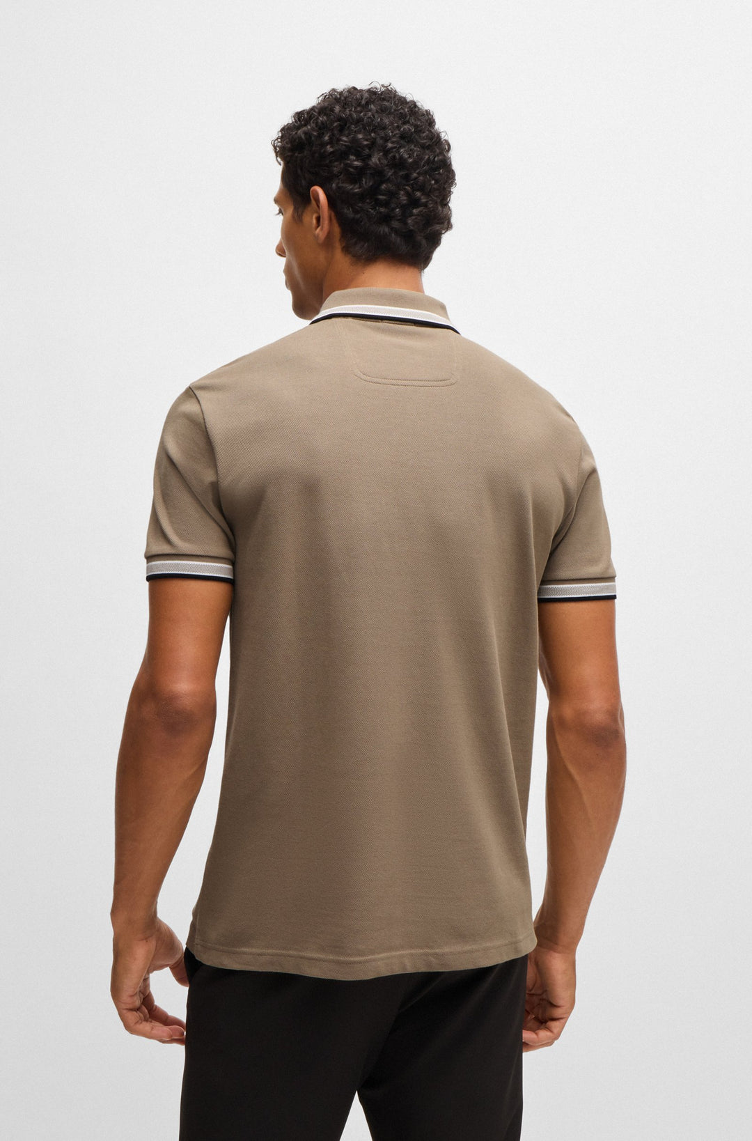 BOSS Regular Fit Polos in cotton - PADDY 10241663 01-50469055- Concorde Fashion#color_green-336