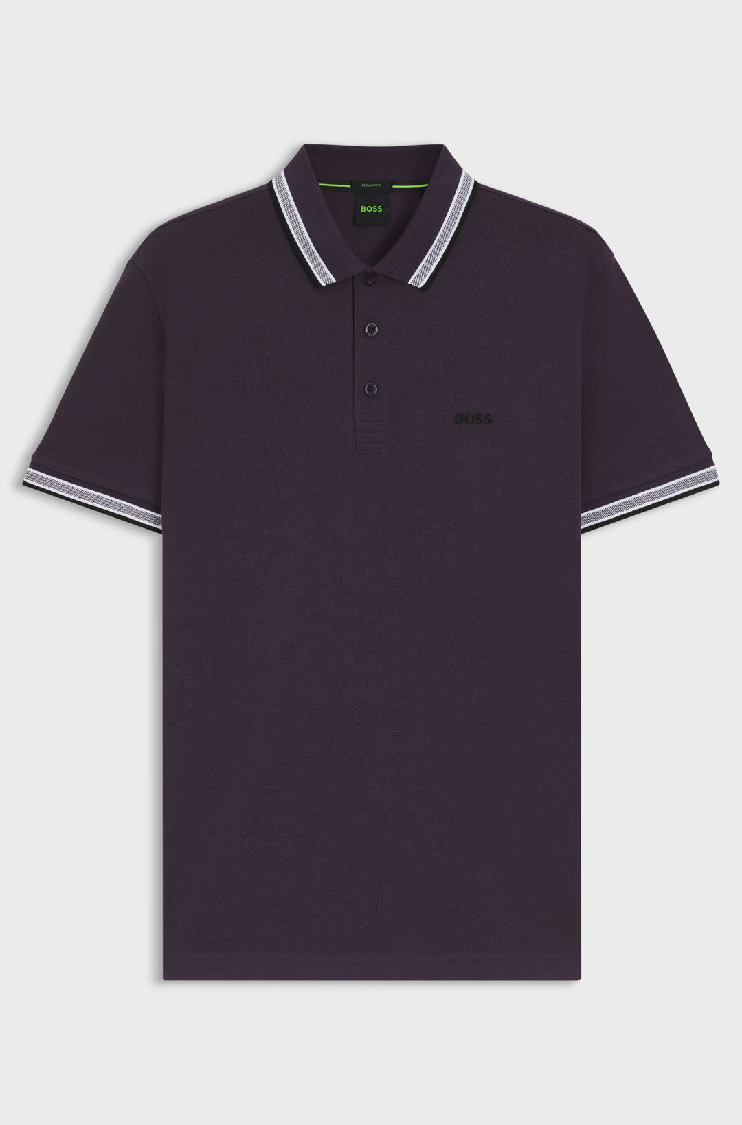 BOSS Regular Fit Polos in cotton - PADDY 10241663 01-50469055- Concorde Fashion#color_purple-517