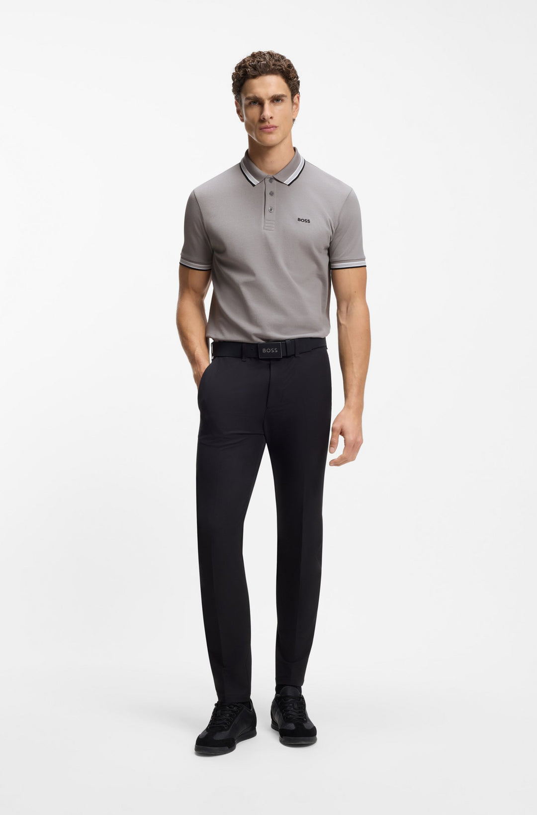 BOSS Polos Regular Fit - PADDY 50469055Concorde Fashion#color_grey-068