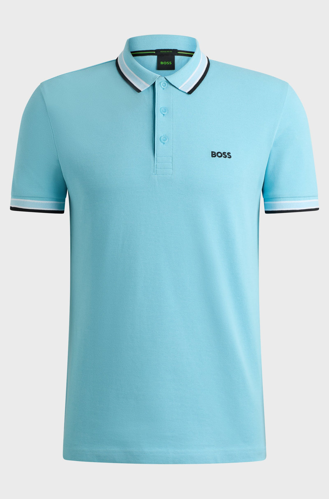 BOSS Regular Fit Polos in cotton - PADDY 10241663 01-50469055- Concorde Fashion#color_blue-447