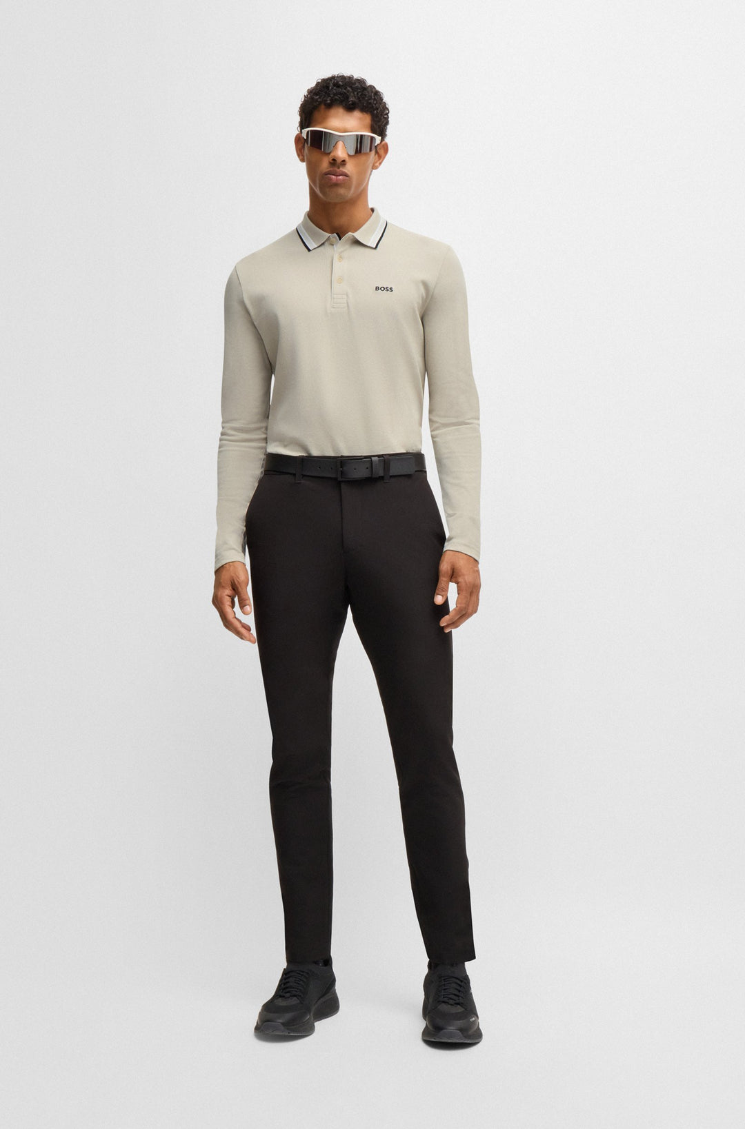BOSS Polos Regular Fit in Cotton - PLISY 10241663 01-50506191- Concorde Fashion#color_beige-273
