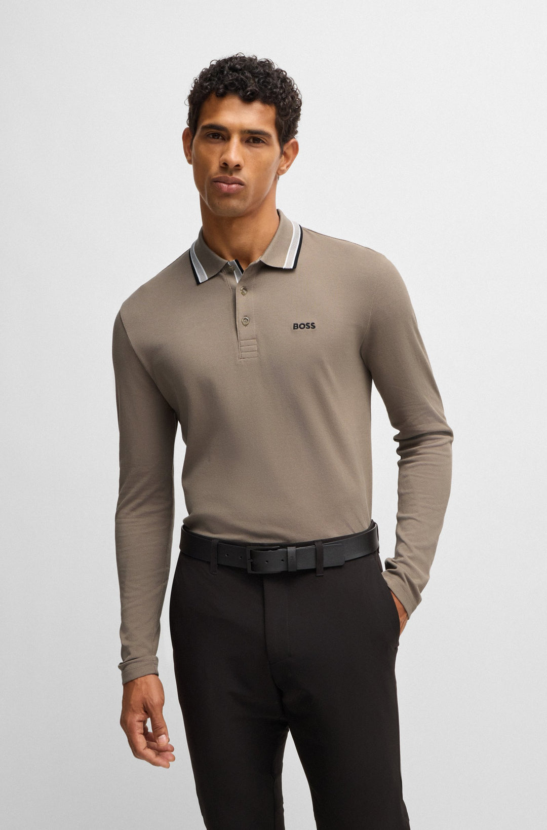 BOSS Polos Regular Fit in Cotton - PLISY 10241663 01-50506191- Concorde Fashion#color_green-336