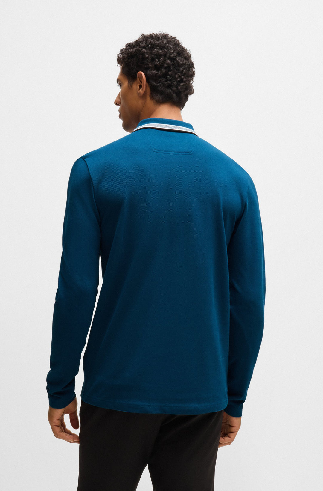 BOSS Polos Regular Fit in Cotton - PLISY 10241663 01-50506191- Concorde Fashion#color_blue-494