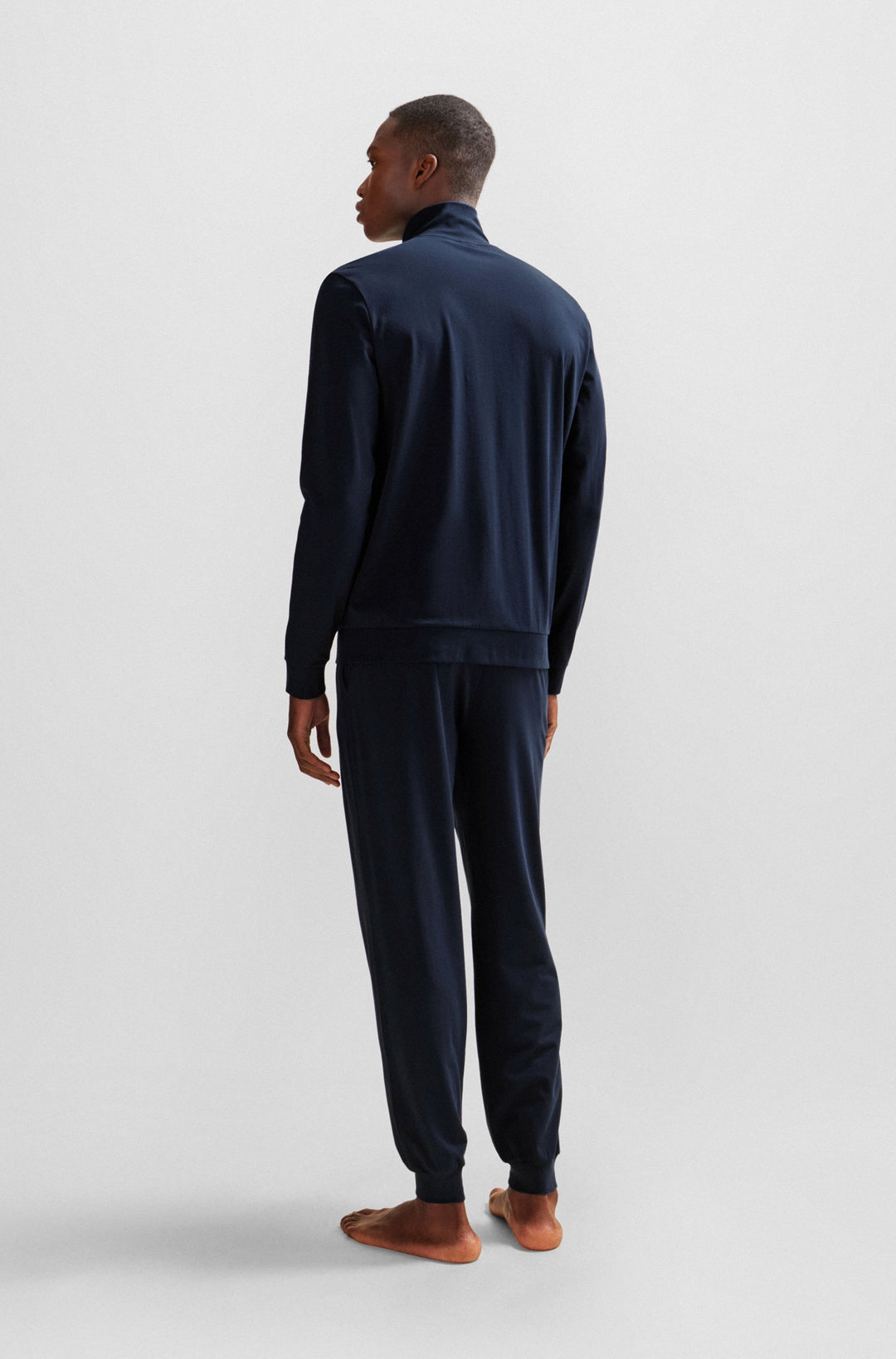 BOSS Regular Fit Tracksuits in Cotton Mix - LONG SET 1 10241810 02-50511020- Concorde Fashion#color_navy-403