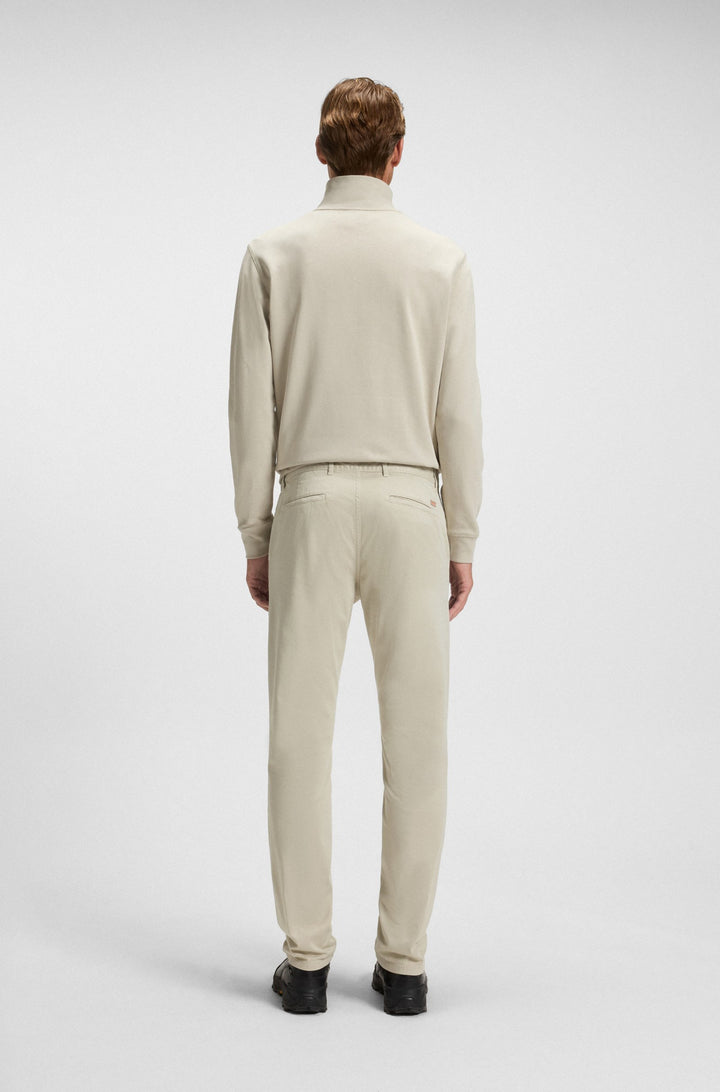 BOSS Trousers Slim Fit in Cotton Mix - CHINO_SLIM 10242156 01-50510933- Concorde Fashion#color_beige-271