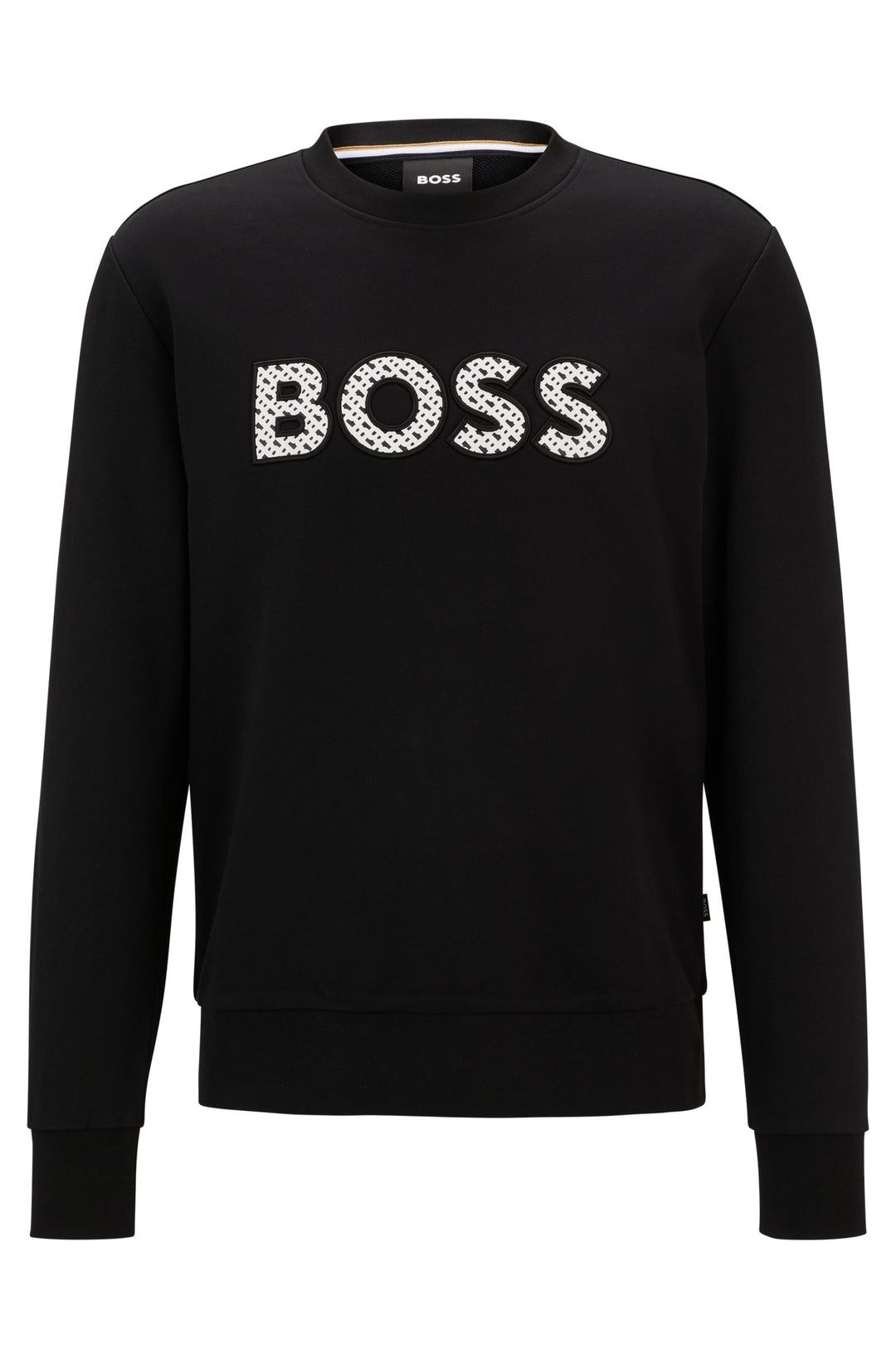 BOSS Sweatshirts Relaxed Fit in Cotton - C-SOLERI 04 10242373 01-50521117- Concorde Fashion#color_black-002