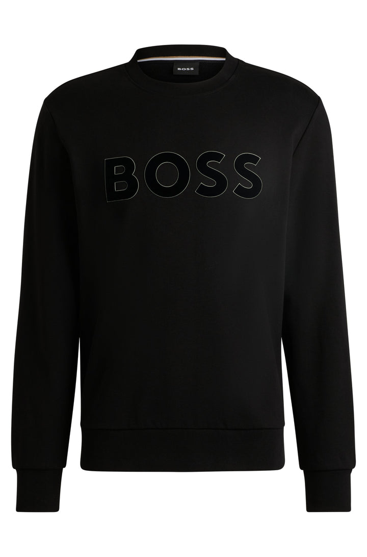 BOSS Sweatshirts Regular Fit in Cotton - C-SOLERI 60 10242373 01-50524360- Concorde Fashion#color_black-001