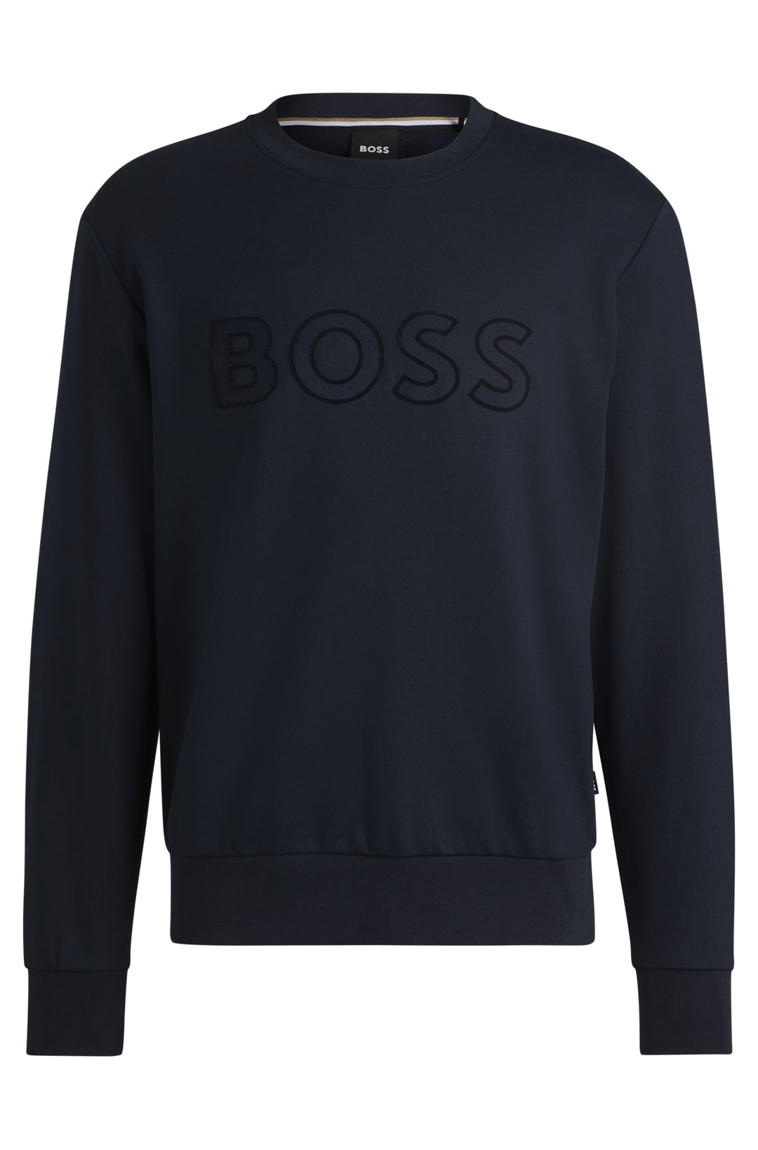 BOSS Sweatshirts Regular Fit in Cotton - C-SOLERI 60 10242373 01-50524360- Concorde Fashion#color_navy-404