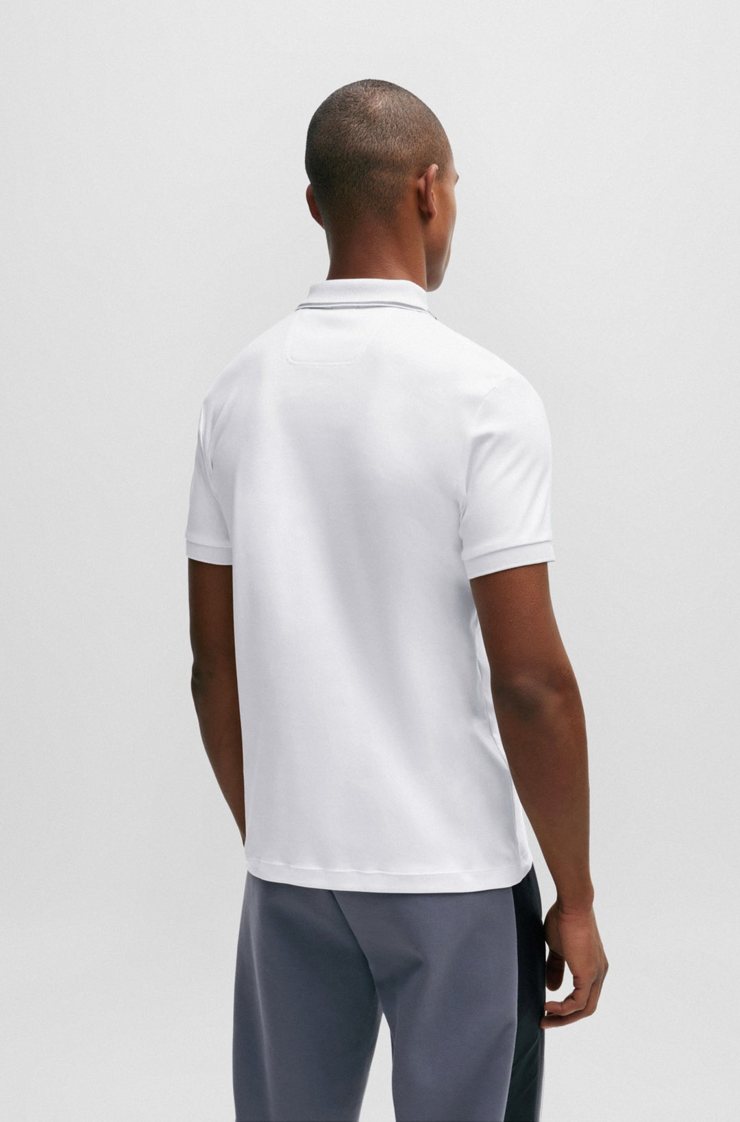 BOSS Slim Fit Polos in Cotton - PAULE 10242405 01-50506180- Concorde Fashion#color_white-100