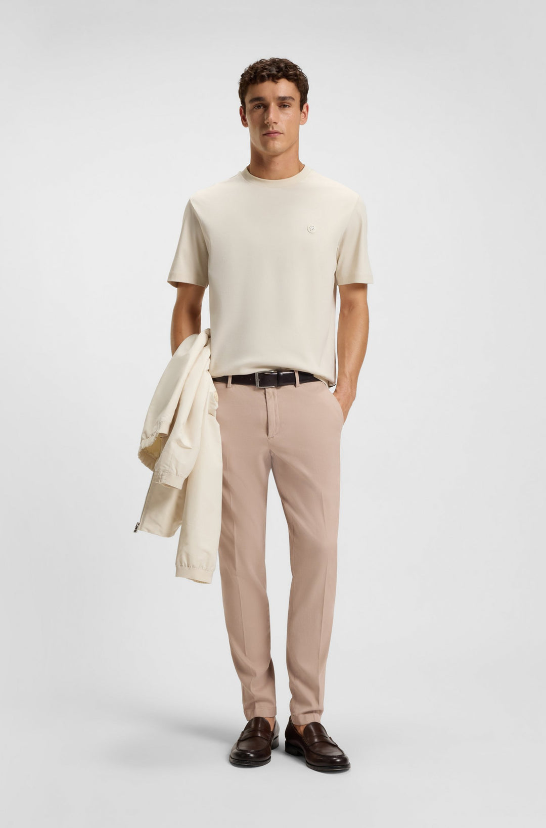 BOSS Chinos Slim Fit - KAITO1 50485788- Concorde Fashion#color_beige-294